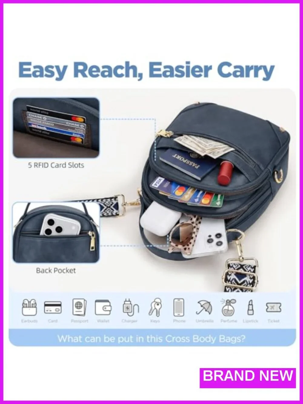 N/A compact crossbody